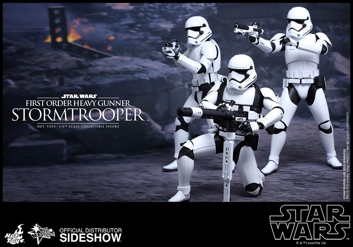 Star Wars First Order Stormtrooper with Megablaster Sixth Sc