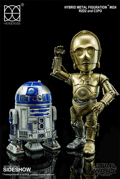 Star Wars C-3PO and R2-D2 Collectible Figure by Herocross Co