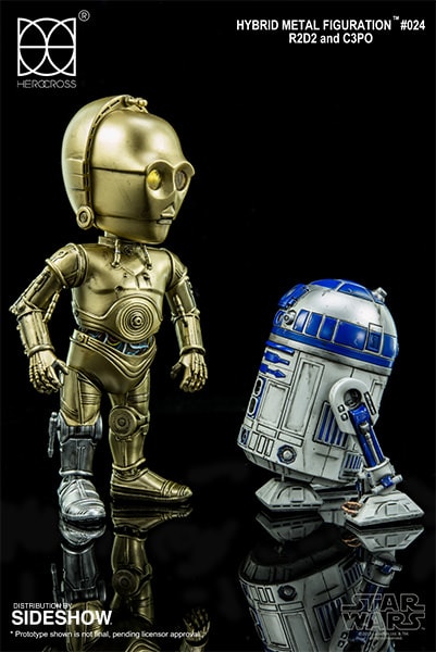 Star Wars C-3PO and R2-D2 Collectible Figure by Herocross Co