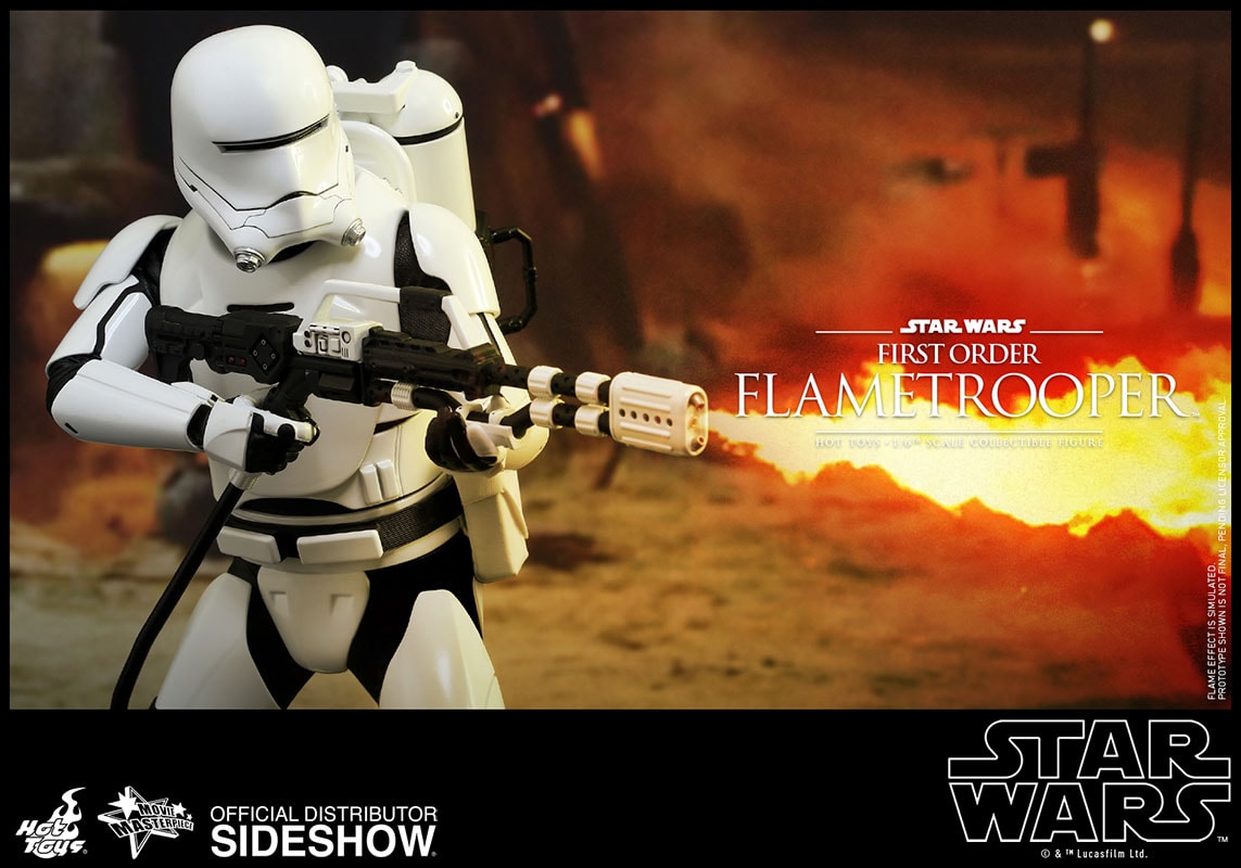 First Order Flametrooper by Hot Toys | Sideshow Collectibles