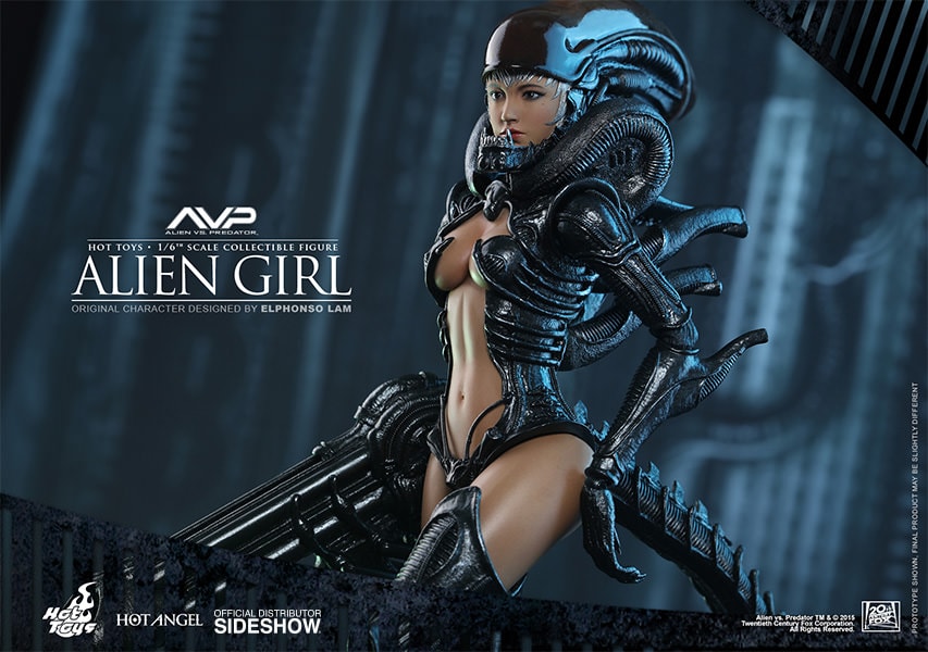 Alien VS Predator Alien Girl Sixth Scale Figure  (Prototype Shown) View 10