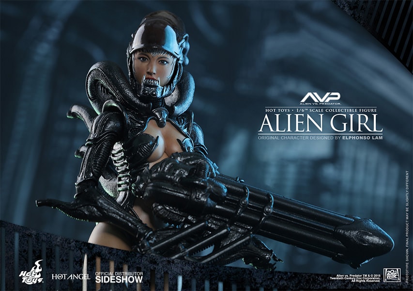 Alien VS Predator Alien Girl Sixth Scale Figure  (Prototype Shown) View 11