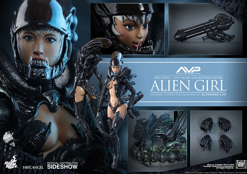 Alien VS Predator Alien Girl Sixth Scale Figure  (Prototype Shown) View 20