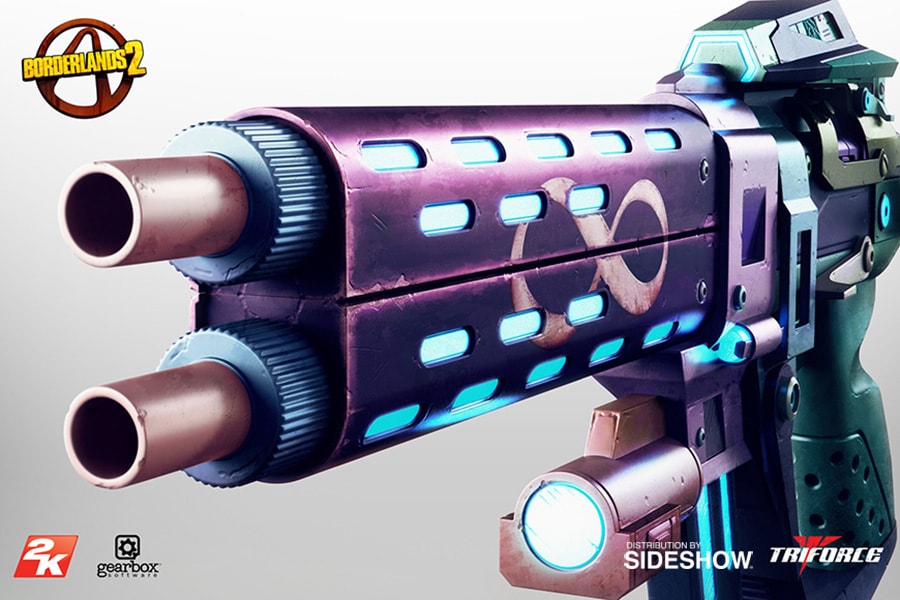 Borderlands Infinity Pistol Scaled Replica  (Prototype Shown) View 3
