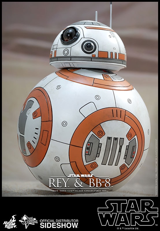 Star Wars Rey and BB 8 Sixth Scale Figure Set by Hot Toys
