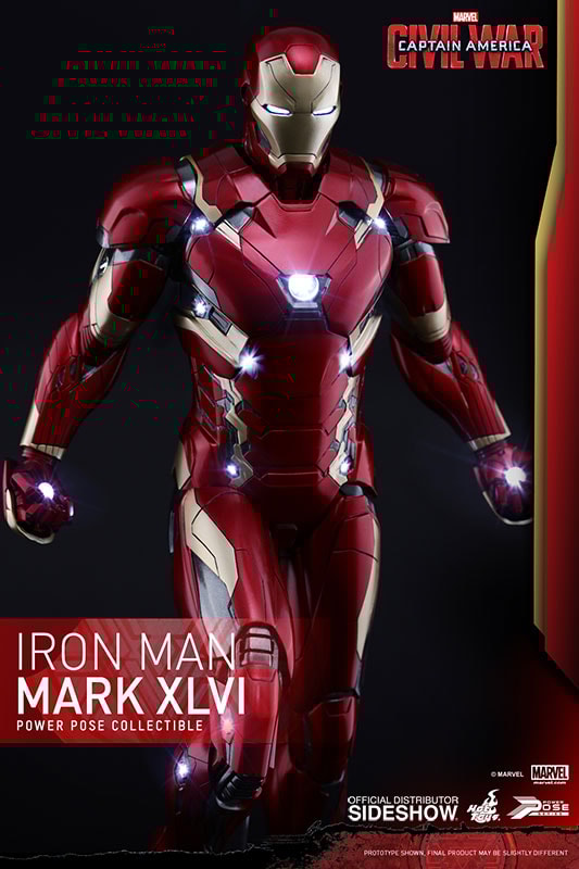 Marvel Iron Man Mark XLVI Sixth Scale Figure by Hot Toys
