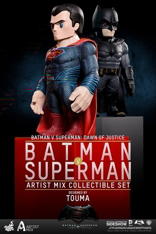 DC Comics Batman and Superman Collectible Set by Hot Toys