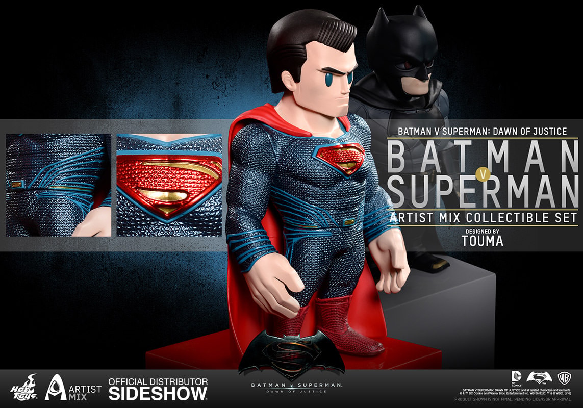 DC Comics Batman and Superman Bobble Head  (Prototype Shown) View 7
