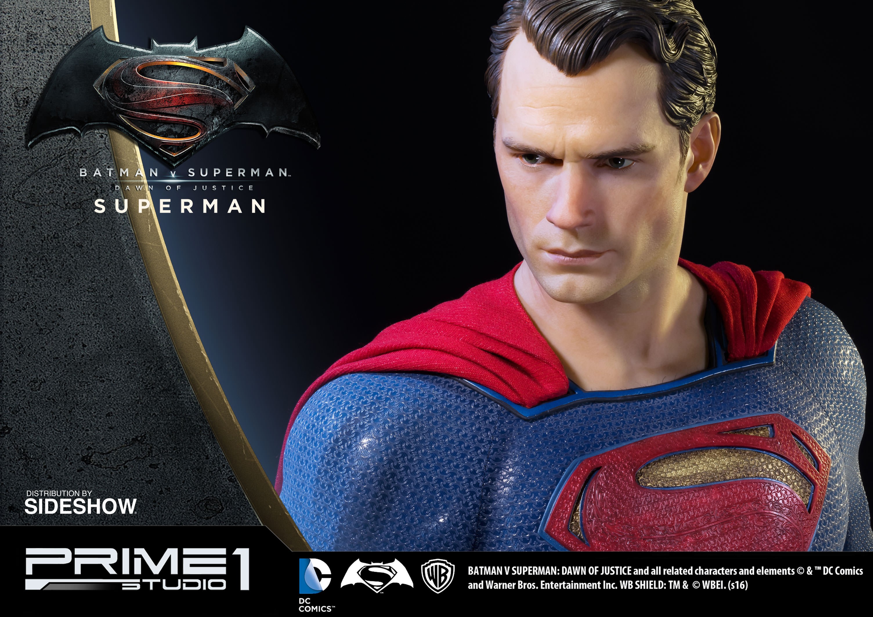 DC Comics Superman Polystone Statue  (Prototype Shown) View 12