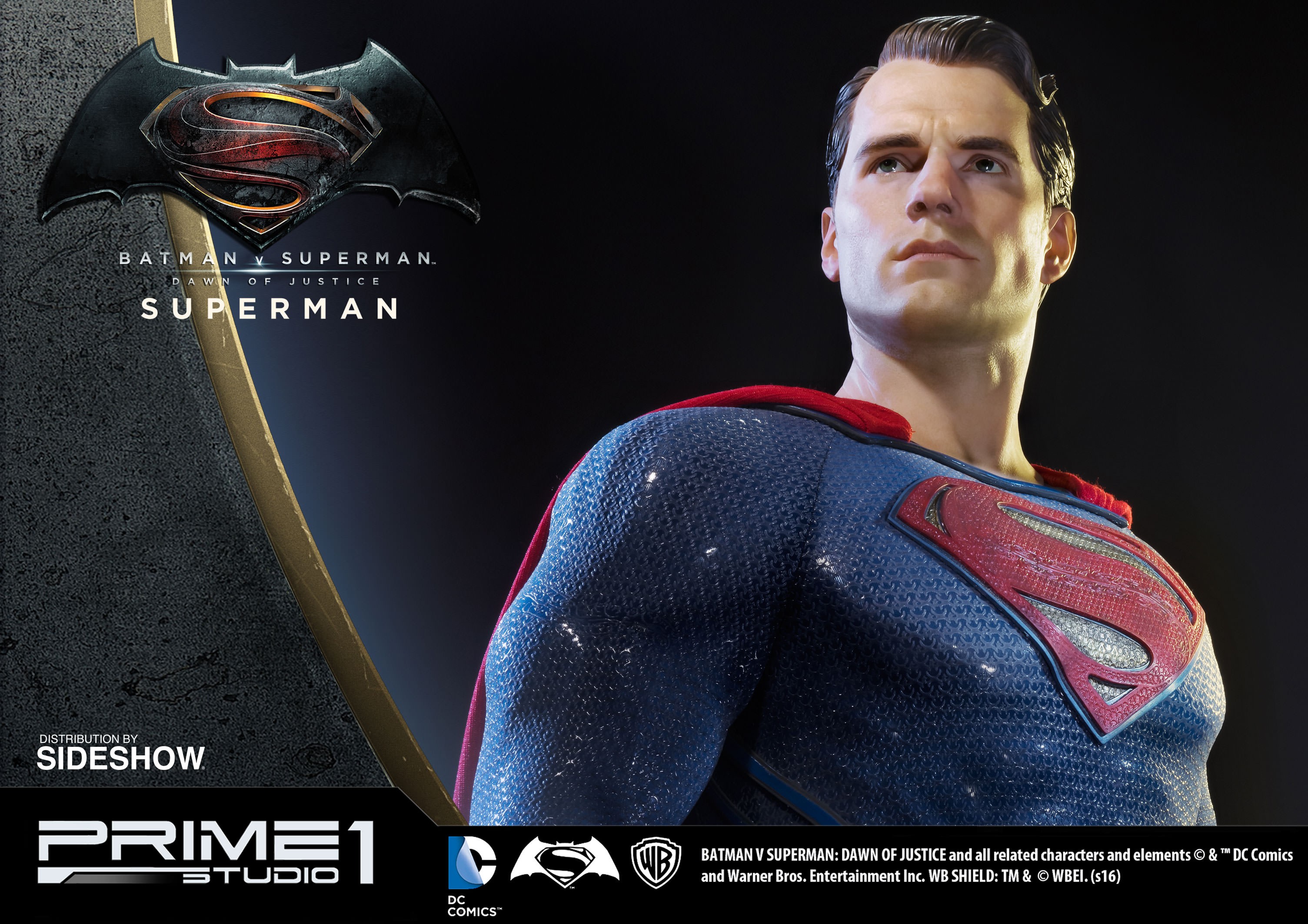 DC Comics Superman Polystone Statue  (Prototype Shown) View 14