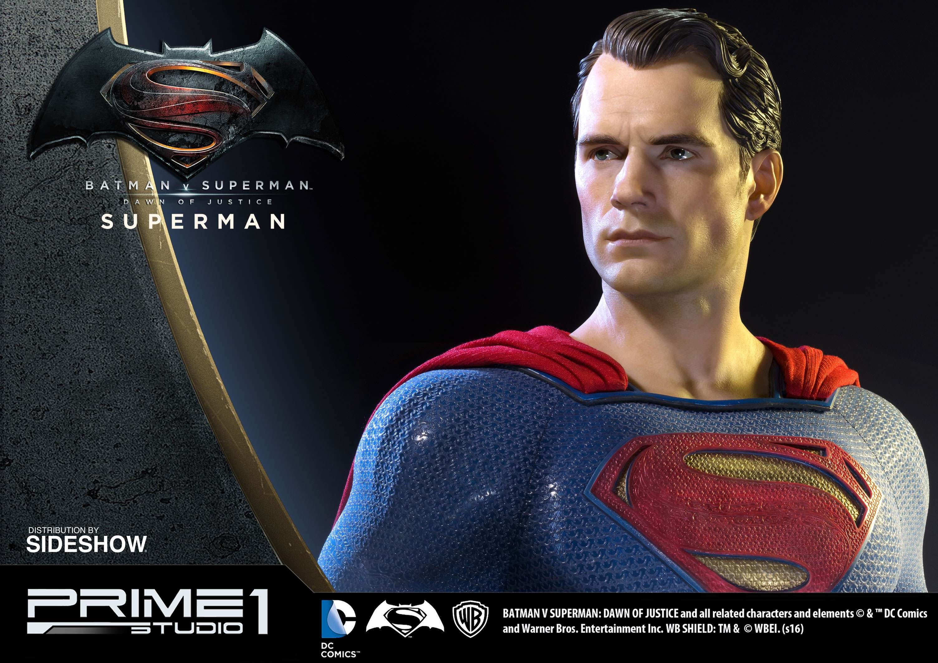DC Comics Superman Polystone Statue  (Prototype Shown) View 15