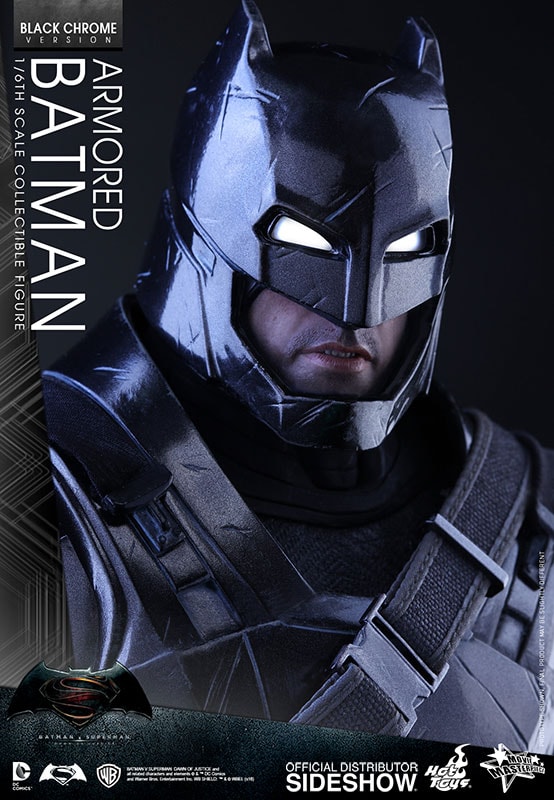 HotToysアーマード・バットマン ブラッククローム版 1/6 （台座なし） HotToysアーマード・バットマン ブラッククローム版 1/6 （台座
