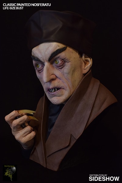 Nosferatu Classic Painted Nosferatu Life-Size Bust  (Prototype Shown) View 3