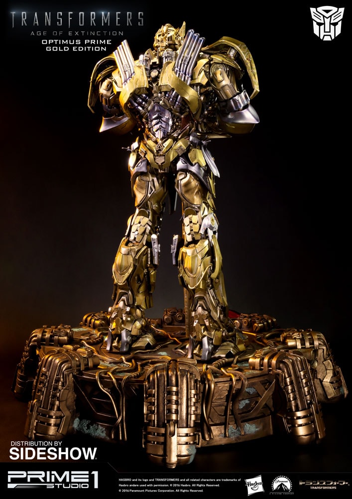 Transformers Optimus Prime Knight Edition Gold Version Polys