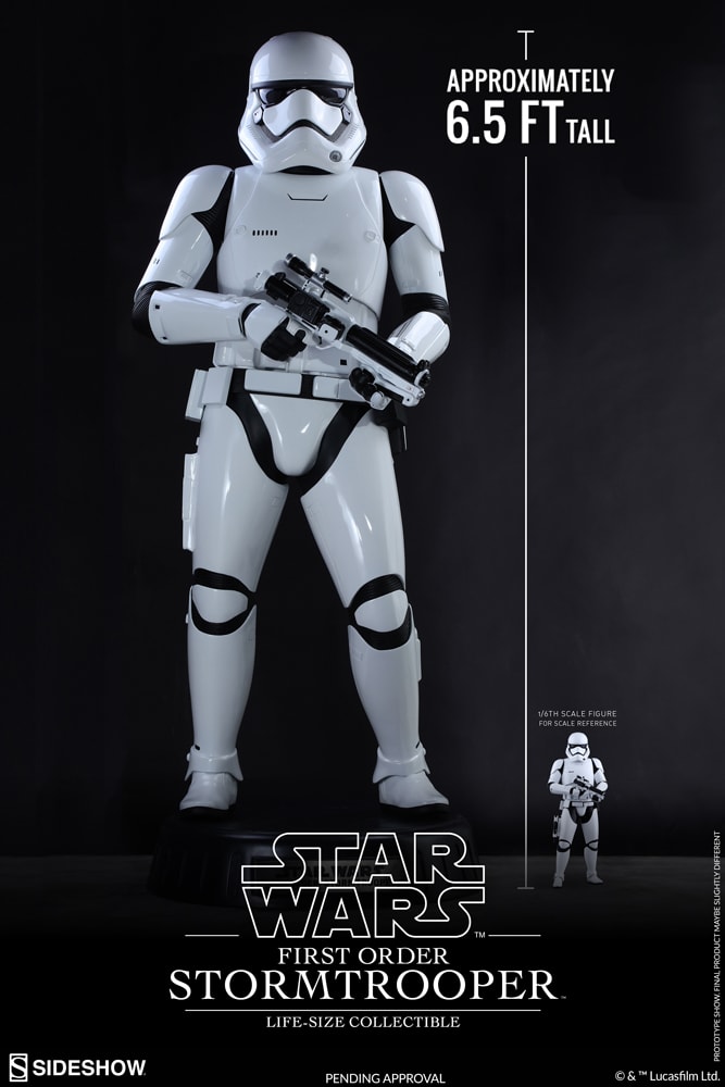 First order store stormtrooper figure