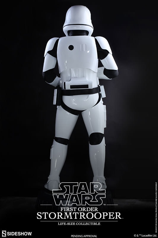 Star Wars First Order Stormtrooper Life-Size Figure by Hot T