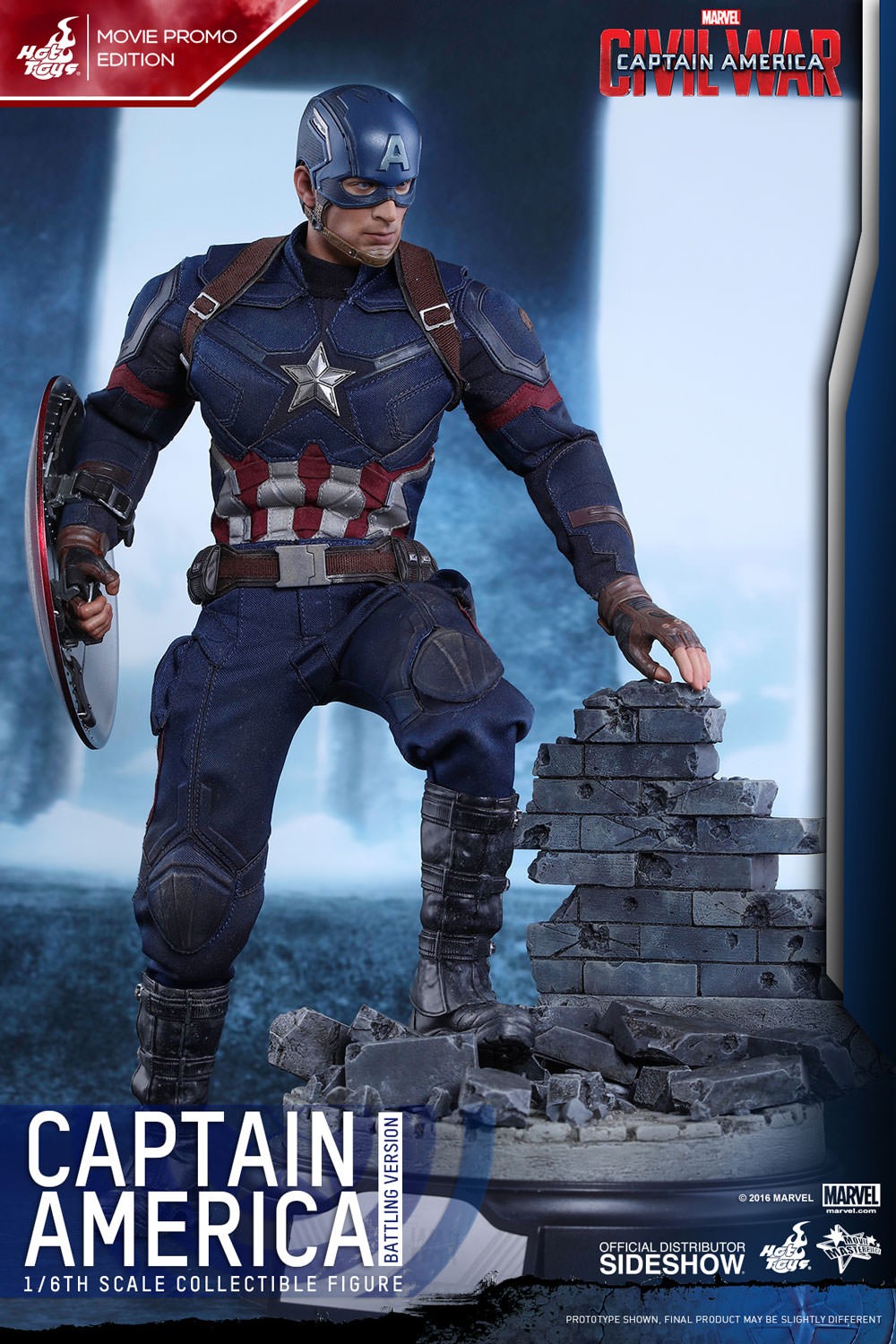 Captain america action shop figure civil war