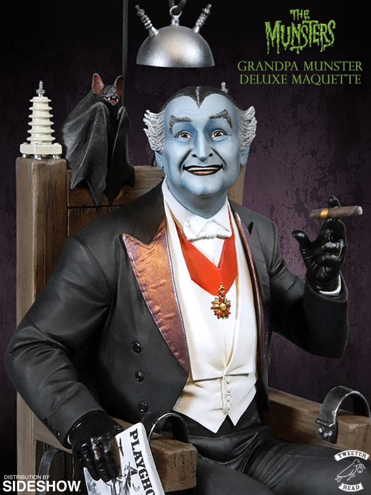 送料無料 いつまで The Munsters Grandpa Munster Deluxe Maquette by Tweeterhead SF・ファンタジー・ホラー