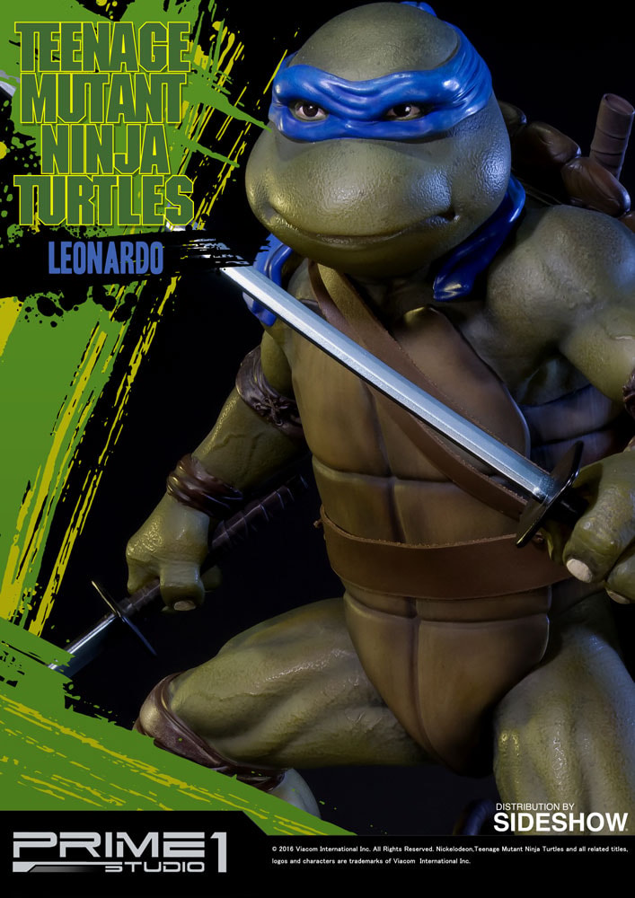 Teenage Mutant Ninja Turtles Leonardo Polystone Statue  (Prototype Shown) View 4