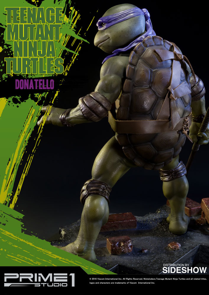 Teenage Mutant Ninja Turtles Donatello Polystone Statue  (Prototype Shown) View 5