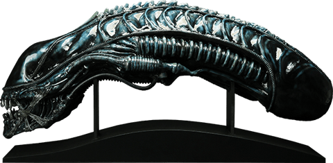 Aliens Alien Warrior Blue Edition Life-Size Head Prop Replic