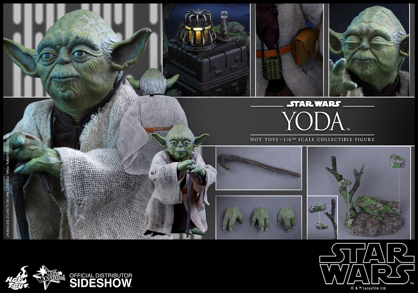 Star Wars Yoda Sixth Scale Figure by Hot Toys | Sideshow Collectibles