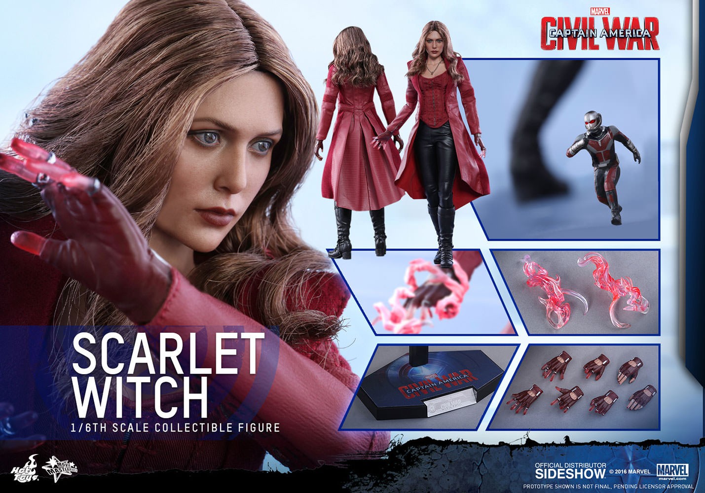 Marvel Scarlet Witch Sixth Scale Figure by Hot Toys | Sideshow