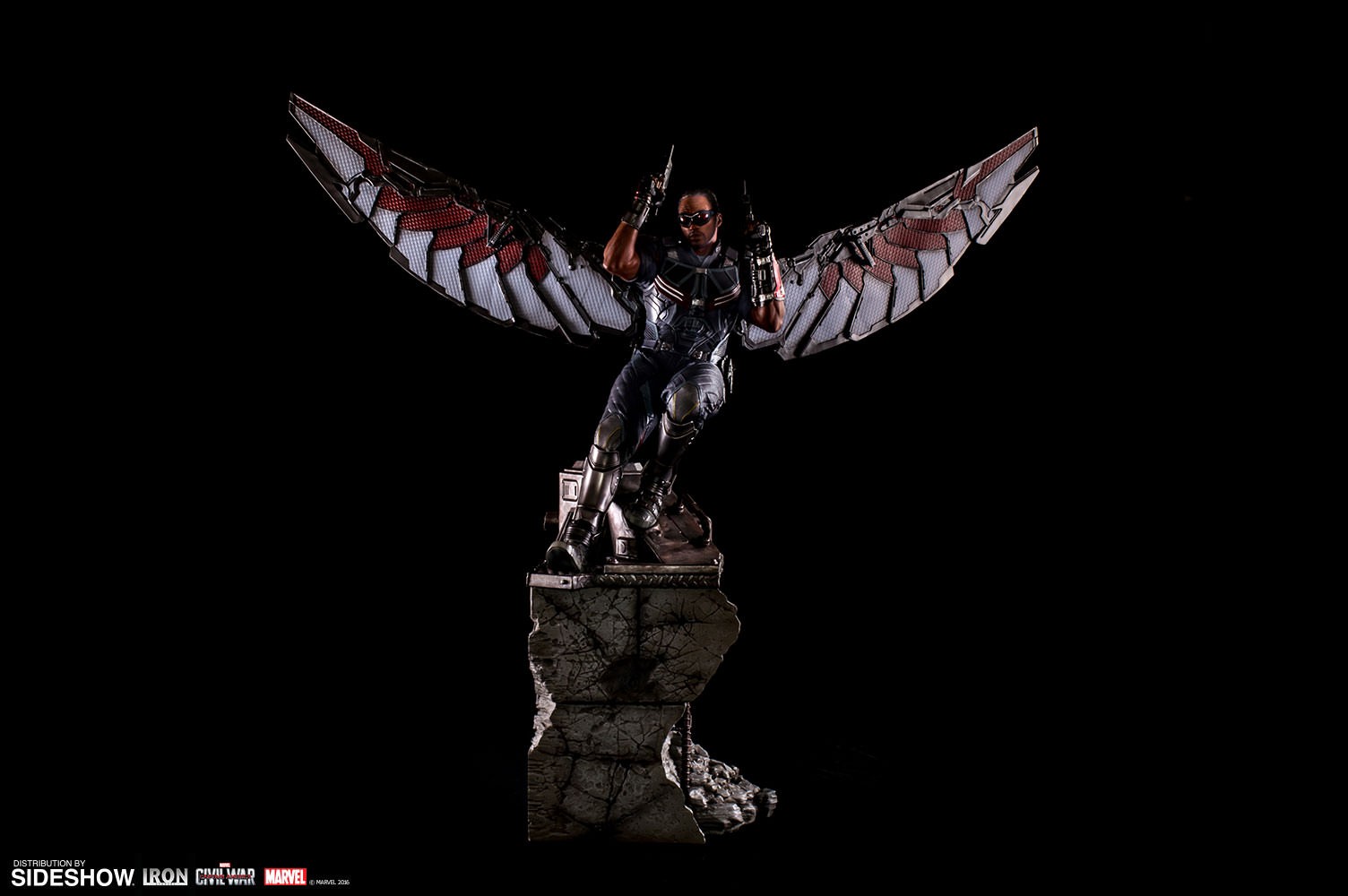 Marvel Falcon Polystone Statue  (Prototype Shown) View 1