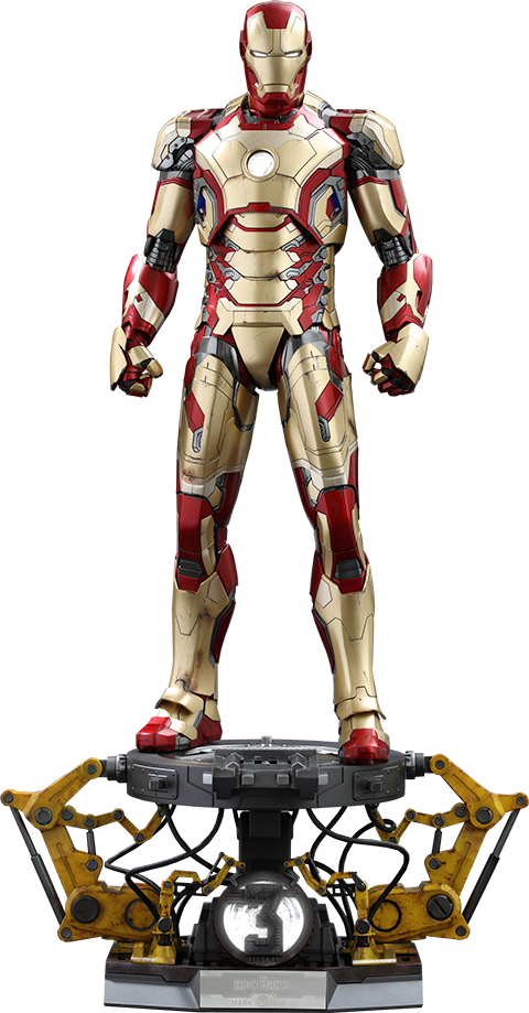 Marvel Iron Man Mark XLII Deluxe Version Quarter Scale Figur