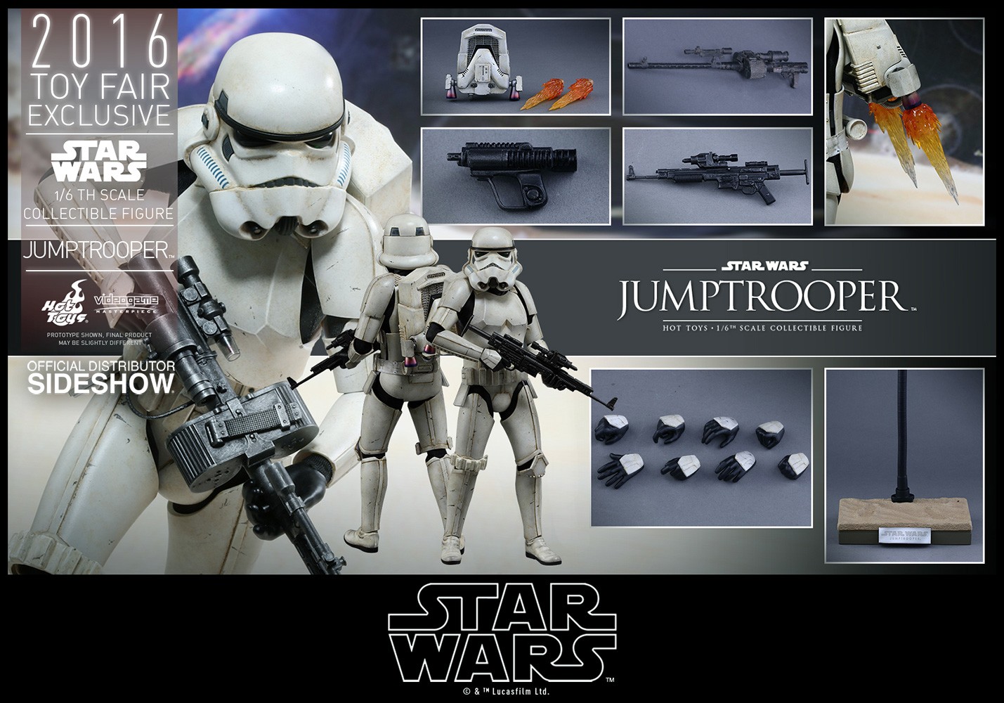 Star Wars Jumptrooper Sixth Scale Figure  (Prototype Shown) View 13