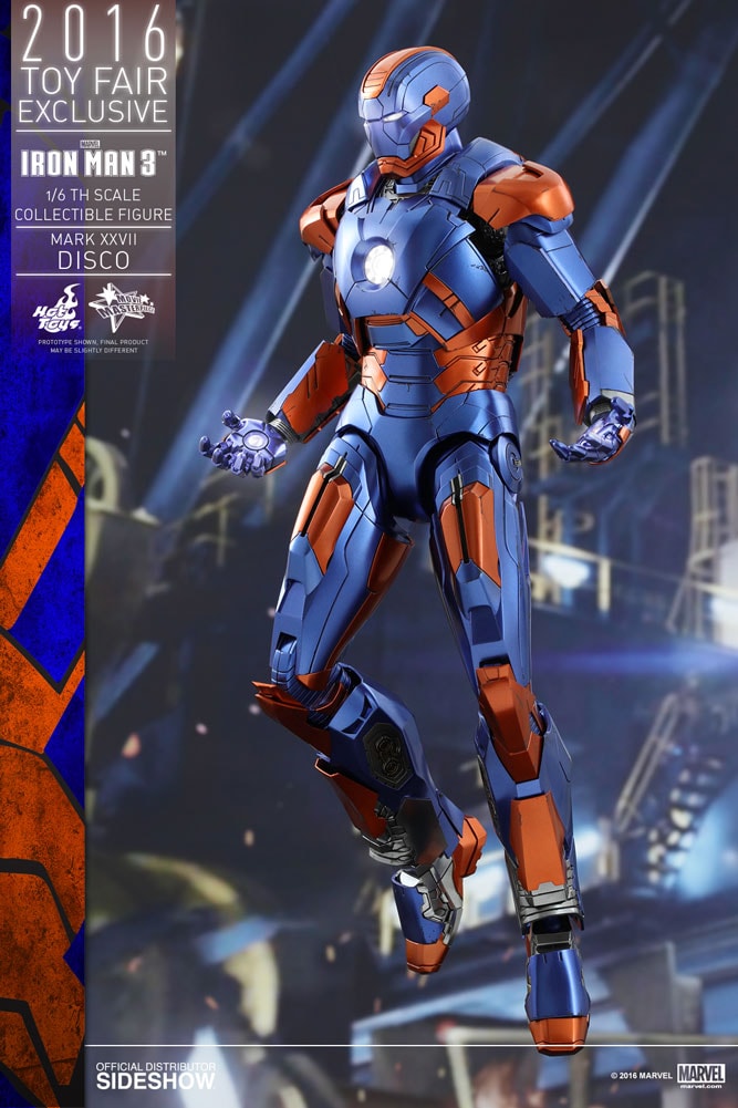 Marvel Iron Man Mark XXVII - Disco Sixth Scale Figure by Hot