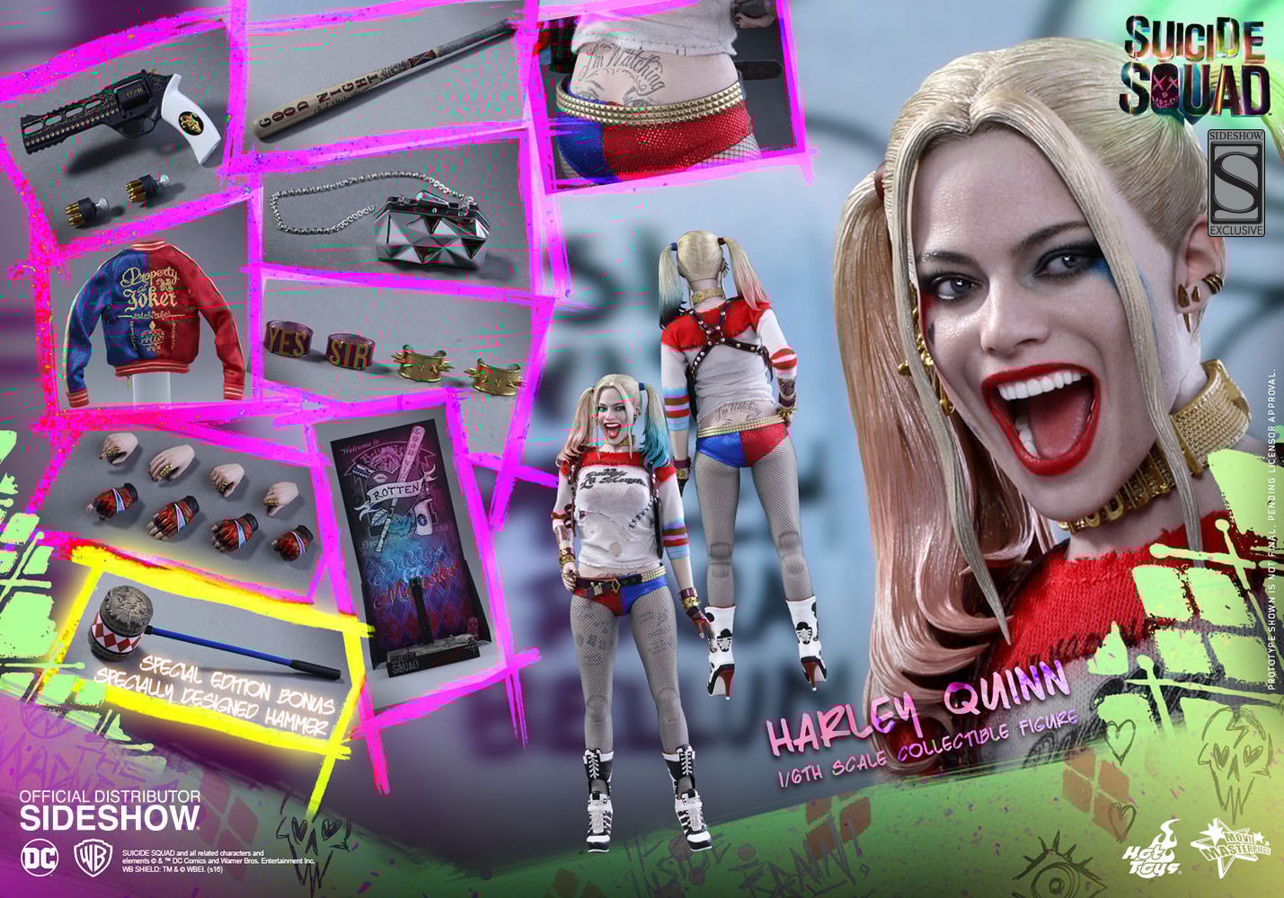 DC Comics Harley Quinn Sixth Scale Figure by Hot Toys