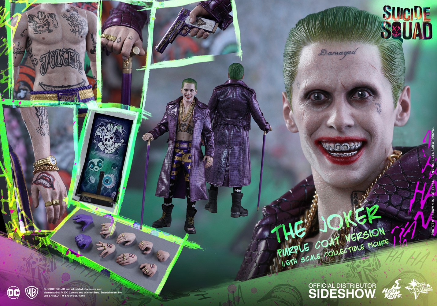DC Comics The Joker Purple Coat Version Sixth Scale Figure  Collector Edition (Prototype Shown) View 13