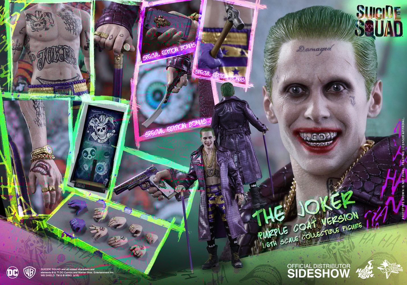 HOTTOYS スーサイド・スクワッド/JOKER タキシードＶｅｒ． UNBOXING HOT TOYS JOKER ( TUXEDO VERSION ) SUICIDE SQUAD