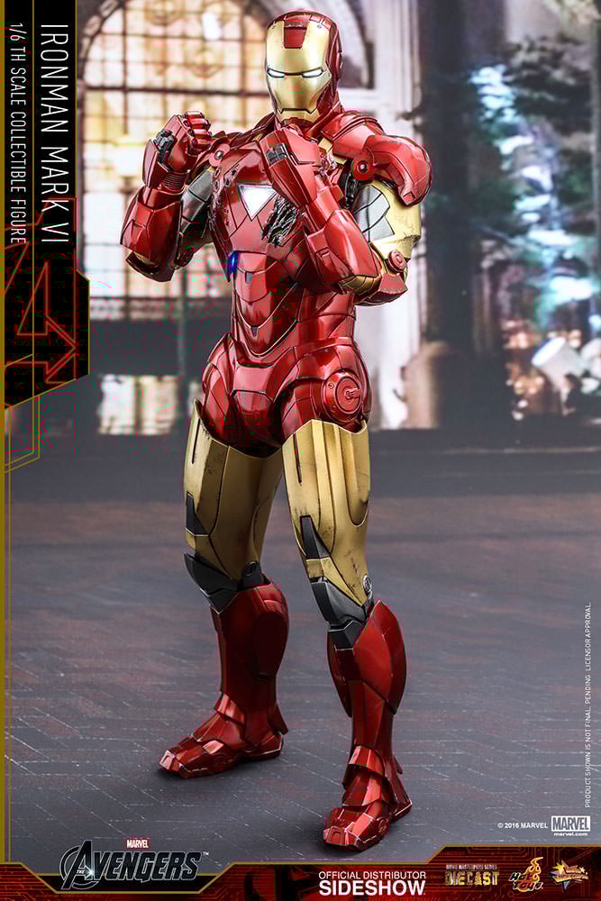 Marvel Iron Man Mark VI Sixth Scale Figure by Hot Toys Sideshow