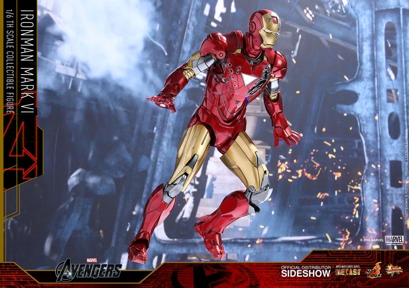 Marvel Iron Man Mark VI Sixth Scale Figure by Hot Toys Marvel Iron Man Mark VI Sixth Scale Figure by Hot Toys