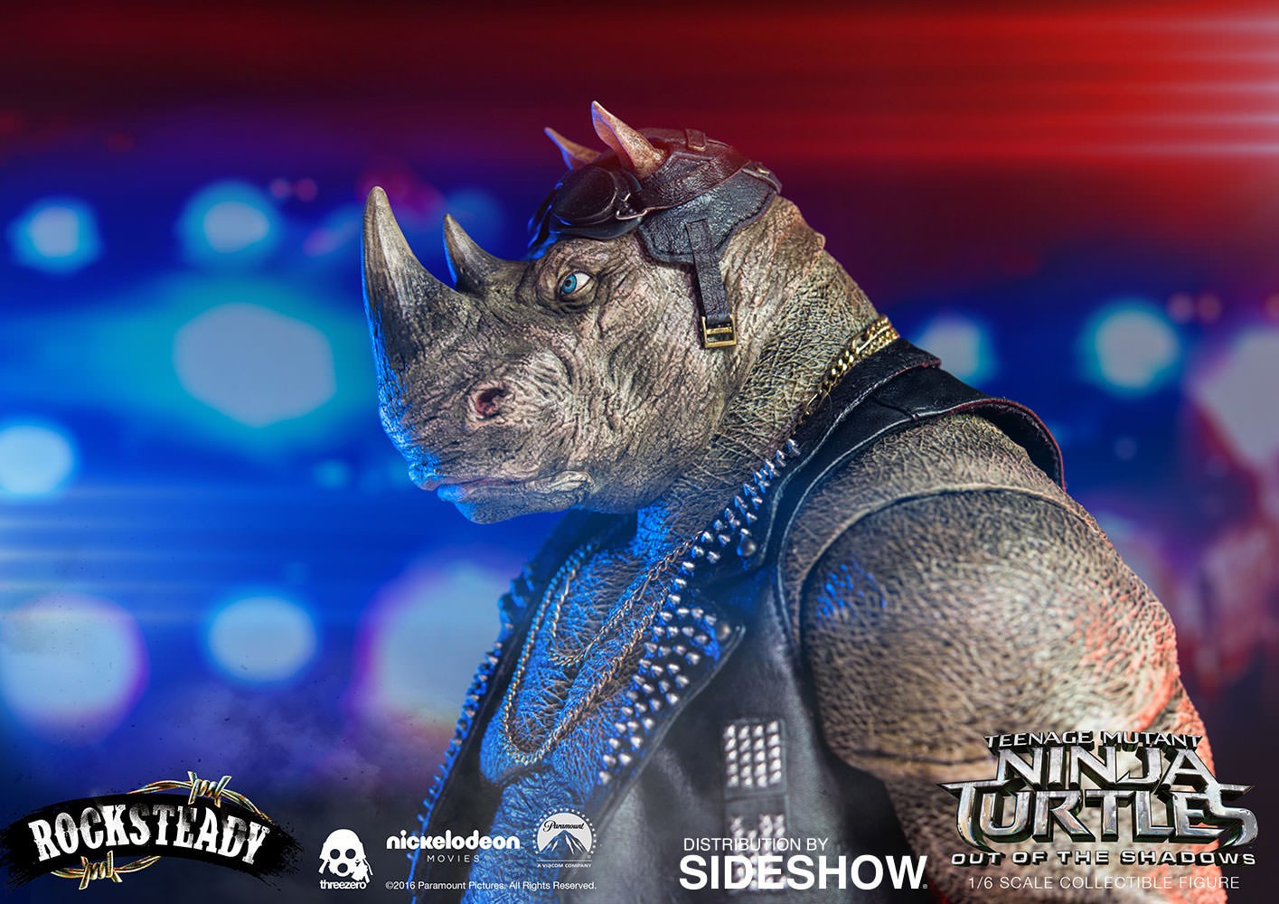 Teenage Mutant Ninja Turtles Rocksteady Sixth Scale Figure  (Prototype Shown) View 3