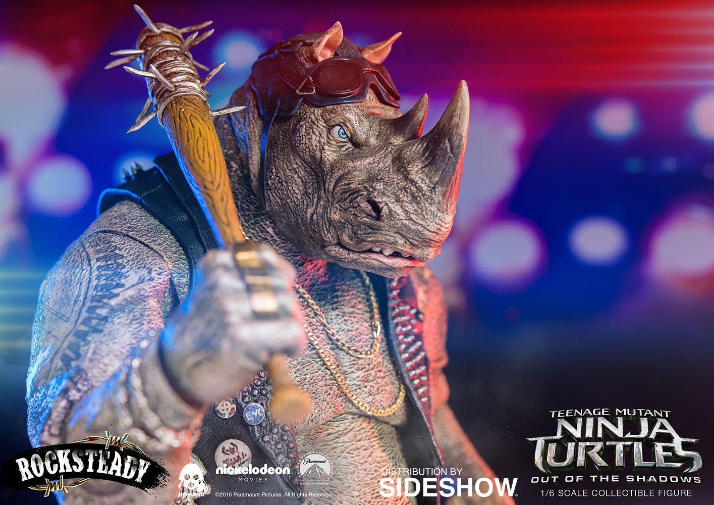 Teenage Mutant Ninja Turtles Rocksteady Sixth Scale Figure  (Prototype Shown) View 8