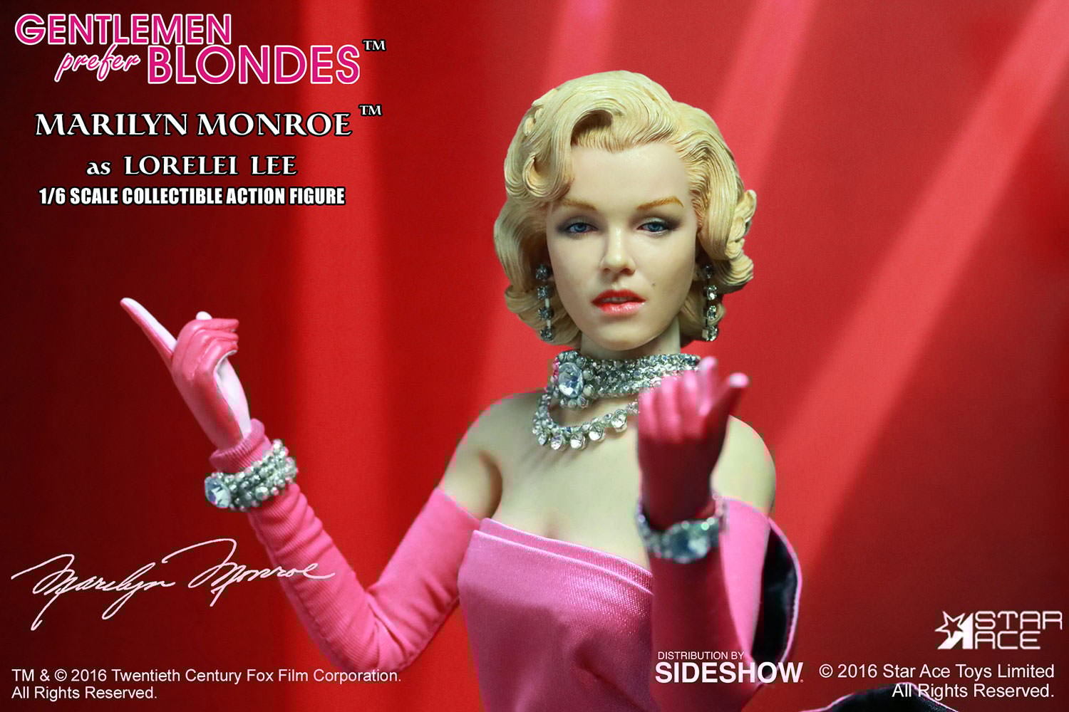 Gentlemen Prefer Blondes Marilyn Monroe as Lorelei Lee Pink