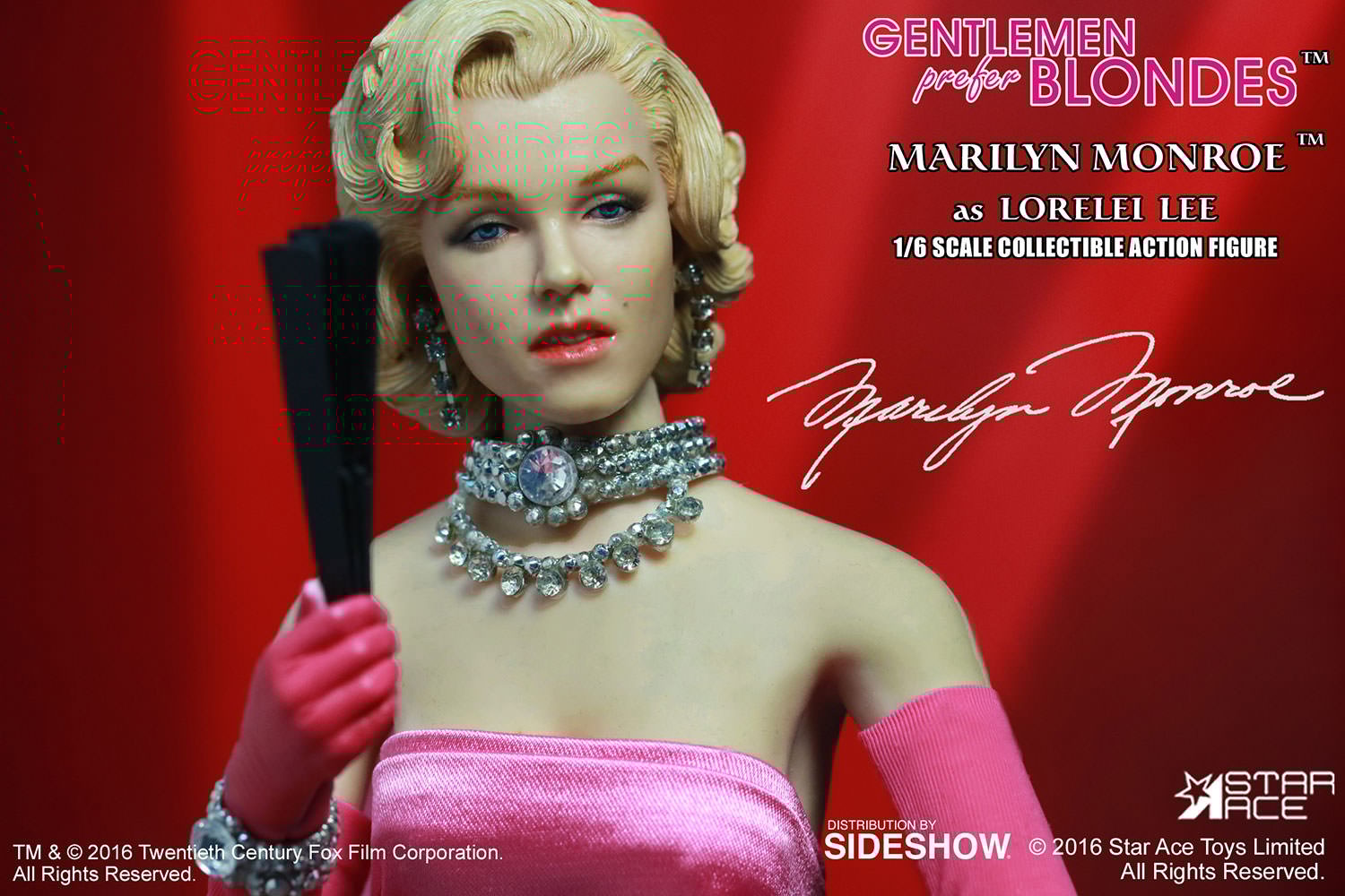 Gentlemen Prefer Blondes Marilyn Monroe as Lorelei Lee Pink