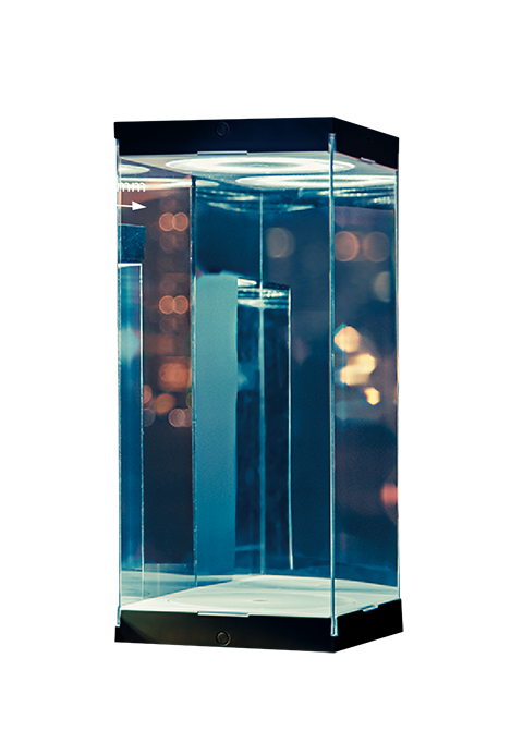 Master Revolving House Black Display Case by Legend Studio