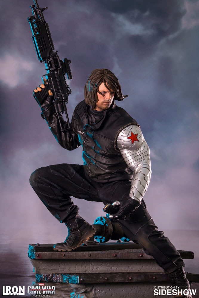 Statue Captain America Winter Soldier Bucky 23cm 1/10 Art Scale Iron Studios