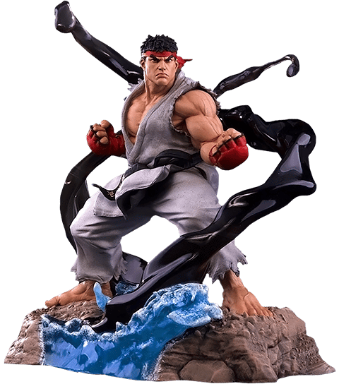 Street Fighter Ryu V-Trigger Denjin Renki Statues  Exclusive Edition (Prototype Shown) View 8