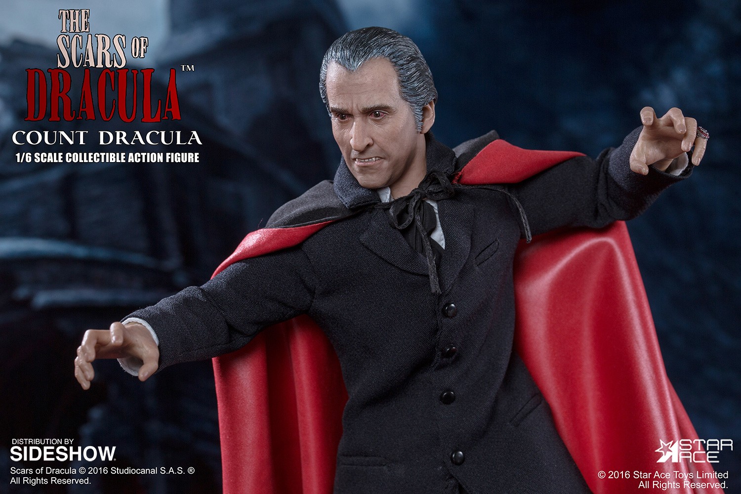 The Scars of Dracula Count Dracula Sixth Scale Figure  (Prototype Shown) View 2