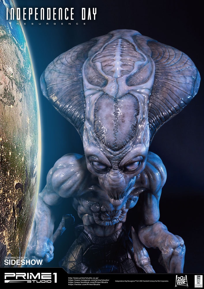 Independence Day: Resurgence Alien Life-Size Bust  (Prototype Shown) View 8