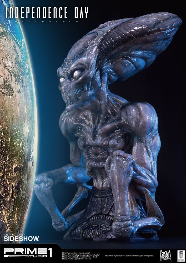Independence Day: Resurgence Alien Life-Size Bust  (Prototype Shown) View 13