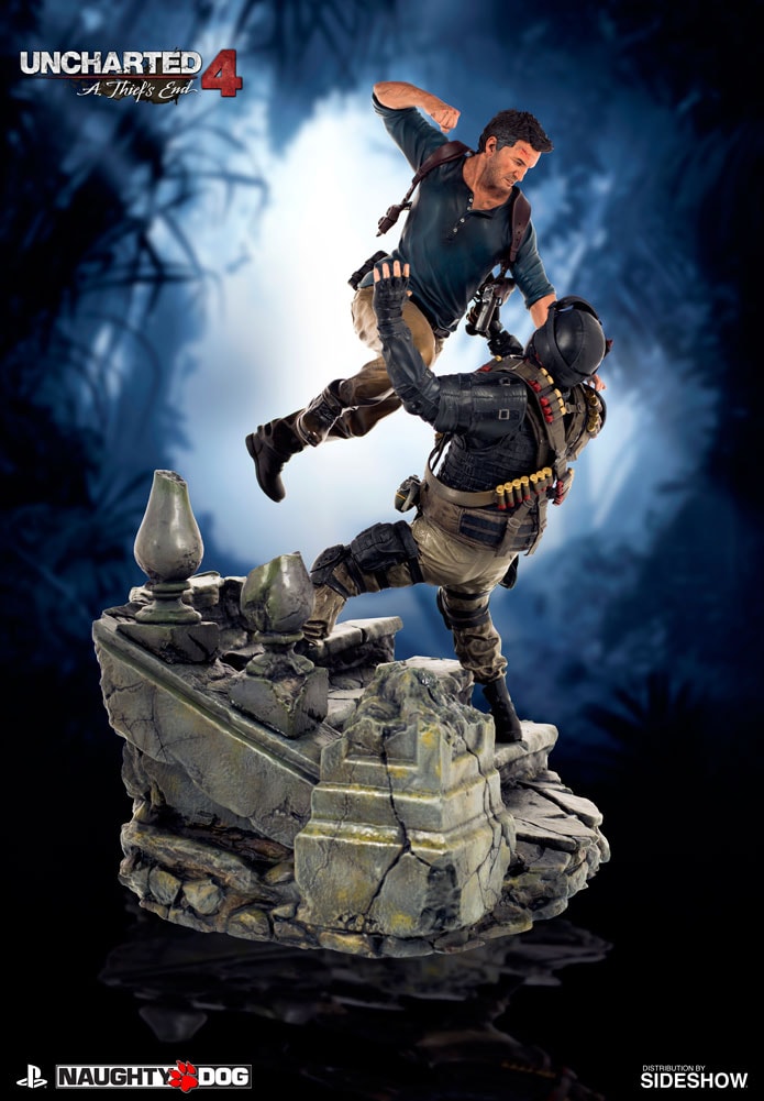 Uncharted Nathan Drake Statues  (Prototype Shown) View 1