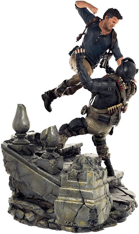 Uncharted Nathan Drake Statues  (Prototype Shown) View 4