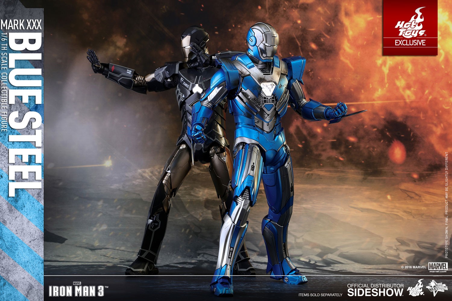Hot toys iron man blue steel discount