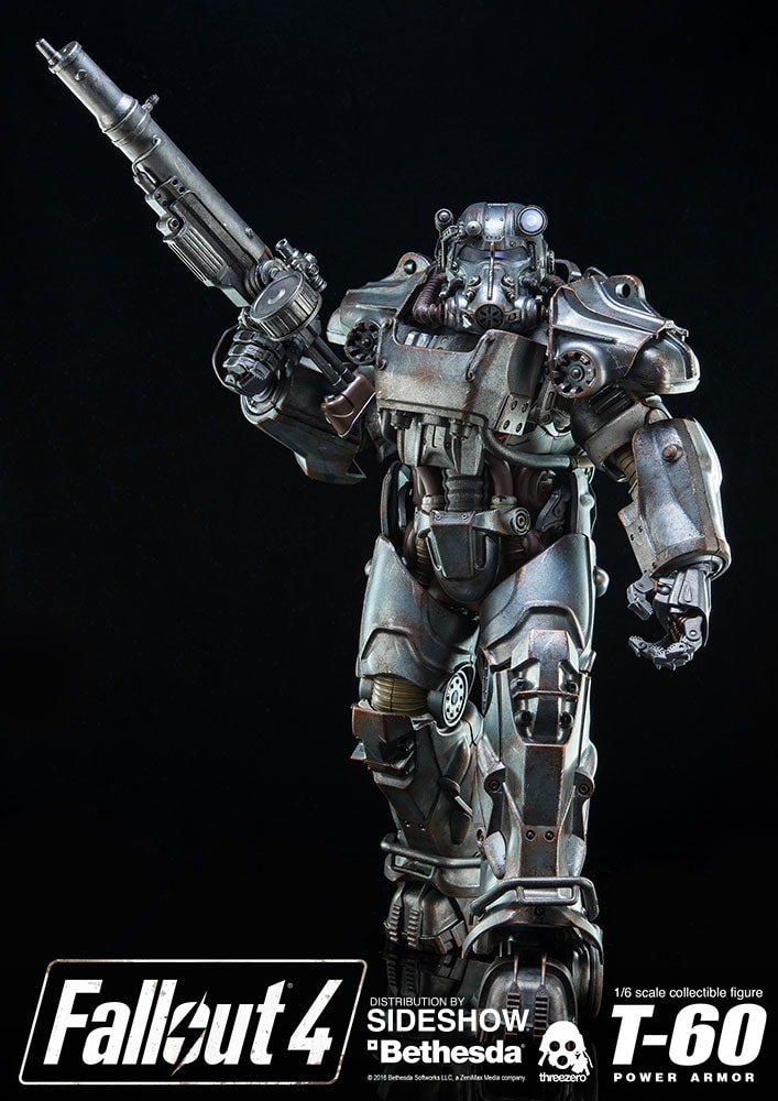 Fallout 4 T-60 Power Armor Sixth Scale Figure  (Prototype Shown) View 9